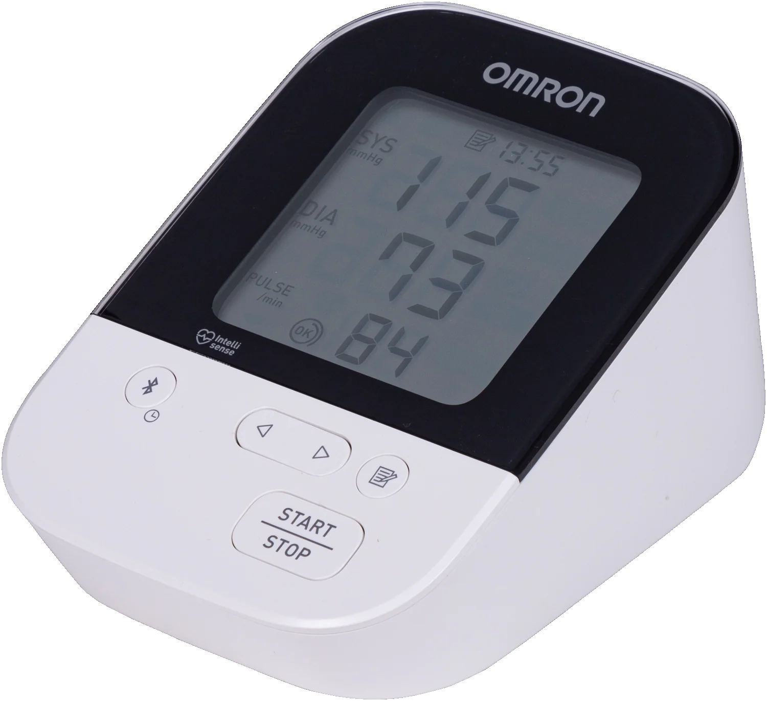 Monitor de pressão arterial de braço OMRON Progress HEM-7156T com braçadeira preta